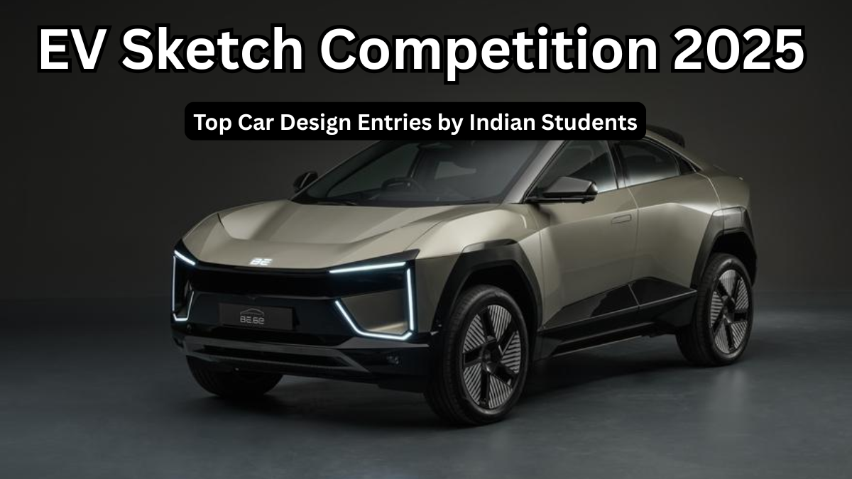 EV Sketch Competition 2025 – Top Car Design Entries by Indian Students