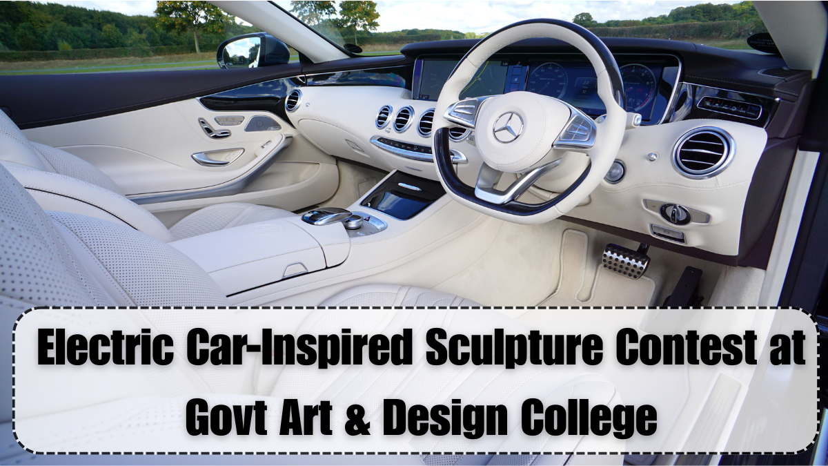 Electric Car-Inspired Sculpture Contest at Govt Art & Design College