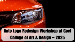 Auto Logo Redesign Workshop at Govt College of Art & Design – 2025