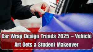Car Wrap Design Trends 2025 – Vehicle Art Gets a Student Makeover