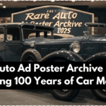 Rare Auto Ad Poster Archive 2025 – Preserving 100 Years of Car Marketing