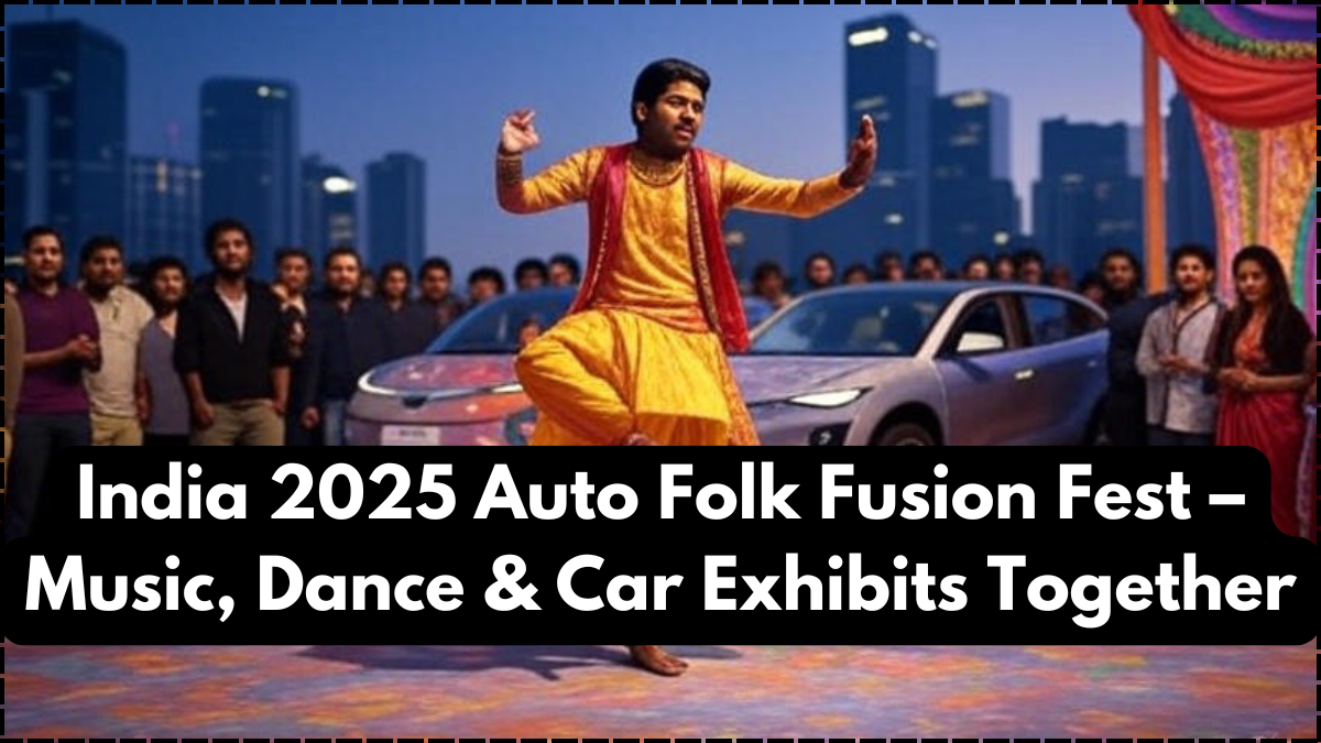 India 2025 Auto Folk Fusion Fest – Music, Dance & Car Exhibits Together