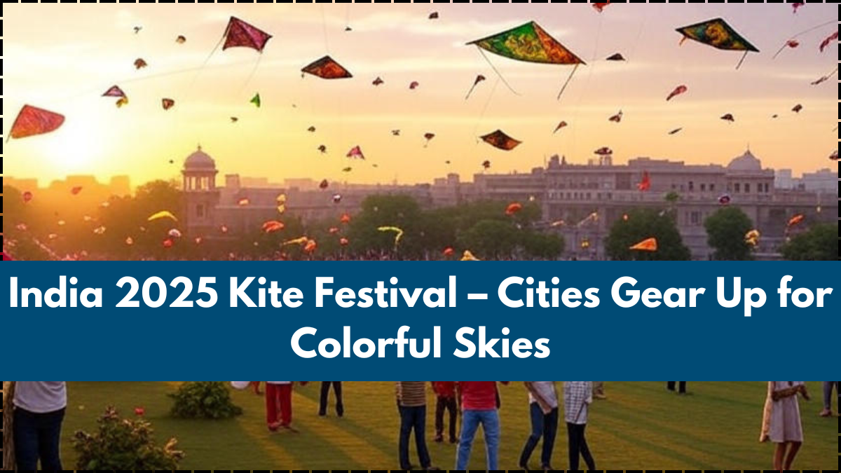 India 2025 Kite Festival – Cities Gear Up for Colorful Skies