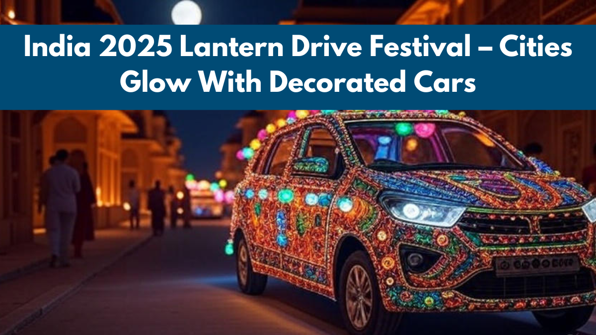 India 2025 Lantern Drive Festival – Cities Glow With Decorated Cars