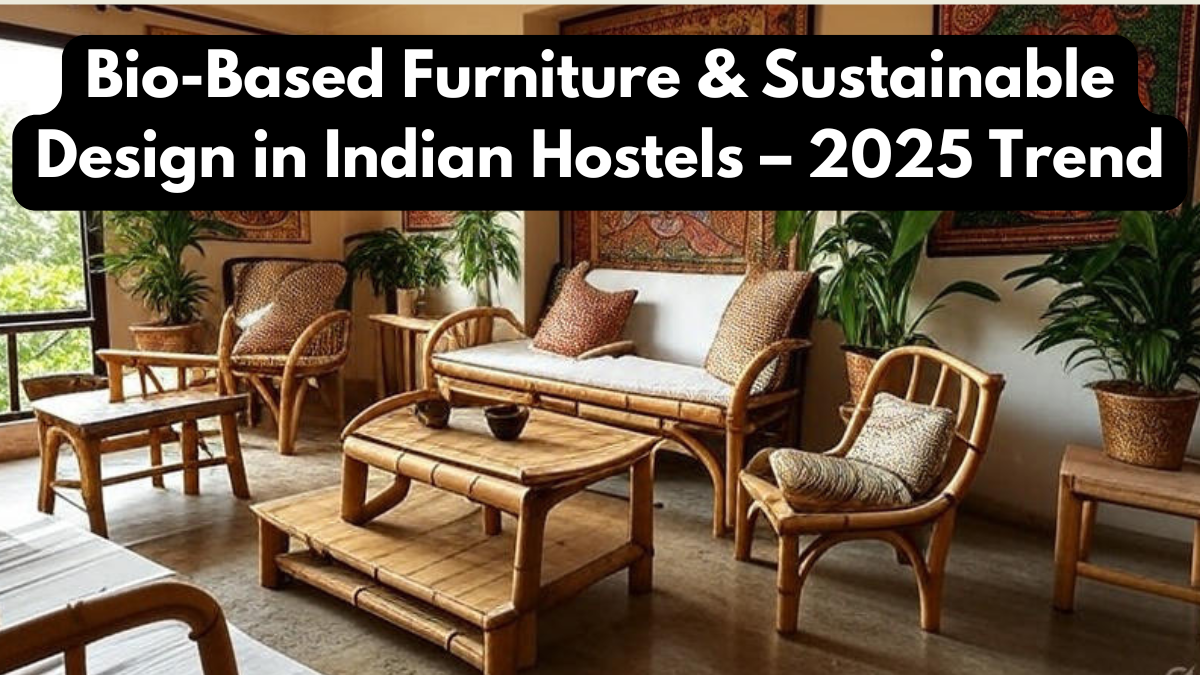 Bio-Based Furniture & Sustainable Design in Indian Hostels – 2025 Trend