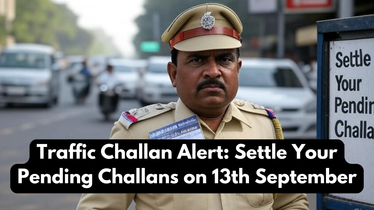 Traffic Challan Alert: Settle Your Pending Challans on 13th September