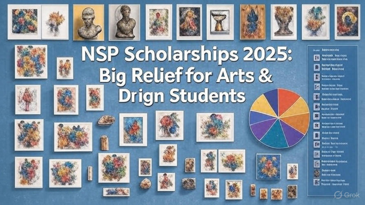 NSP Scholarships 2025: Big Relief for Arts & Design Students