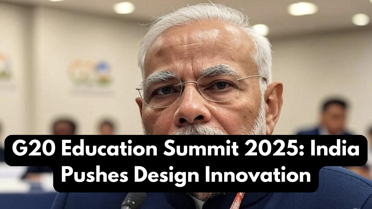 G20 Education Summit 2025: India Pushes Design Innovation